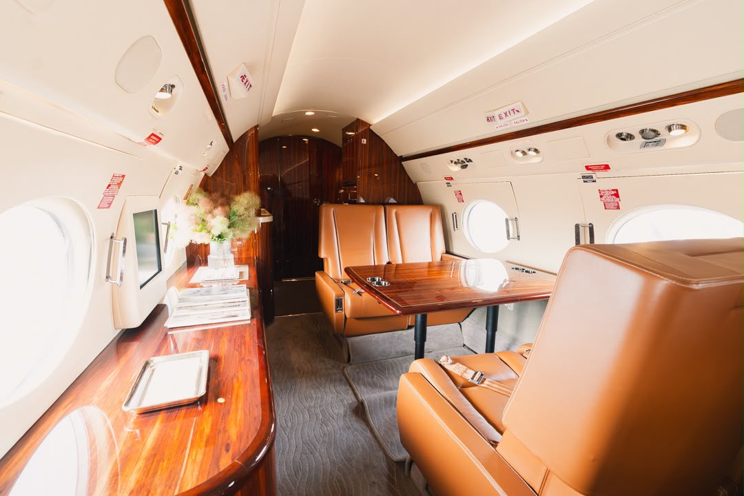 Interior Gulfstream 450 - Pampa Jet